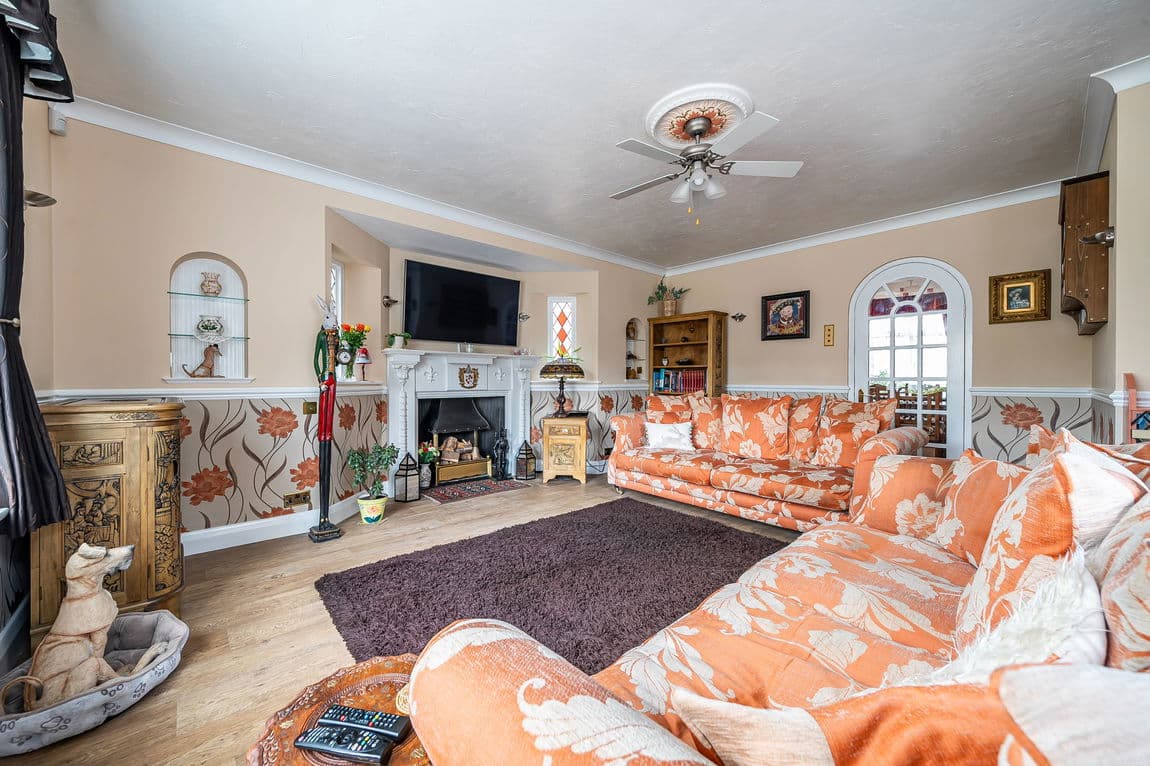 Charming 1950s three-bed with character, space and beautiful gardens