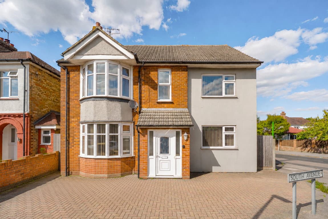 Substantial double-fronted period home with over 1,500 sq ft, five-bedroom potential and large garden