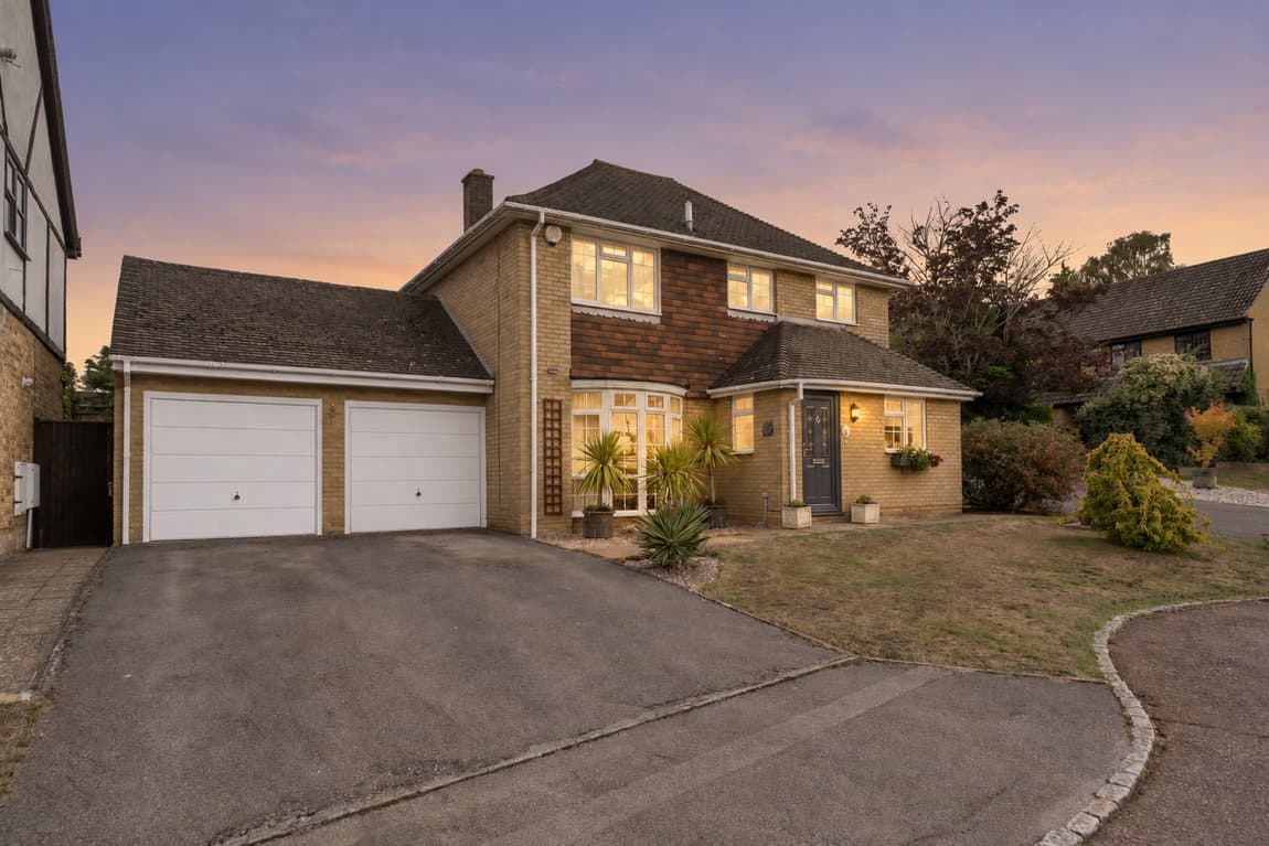 Four bedrooms, double garage, and stunning walled garden