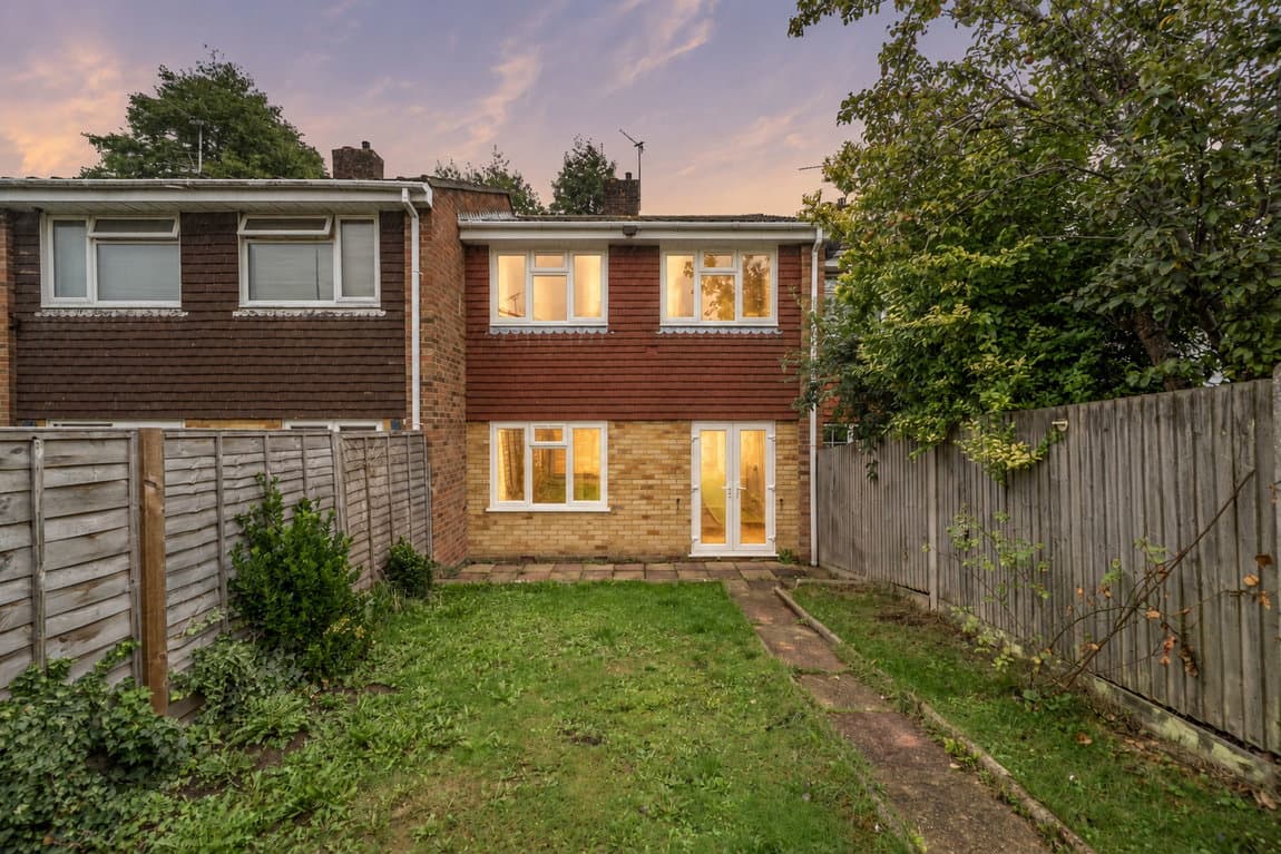 CHAIN FREE WITH THREE BEDROOMS, A GARAGE AND HUGE POTENTIAL!
