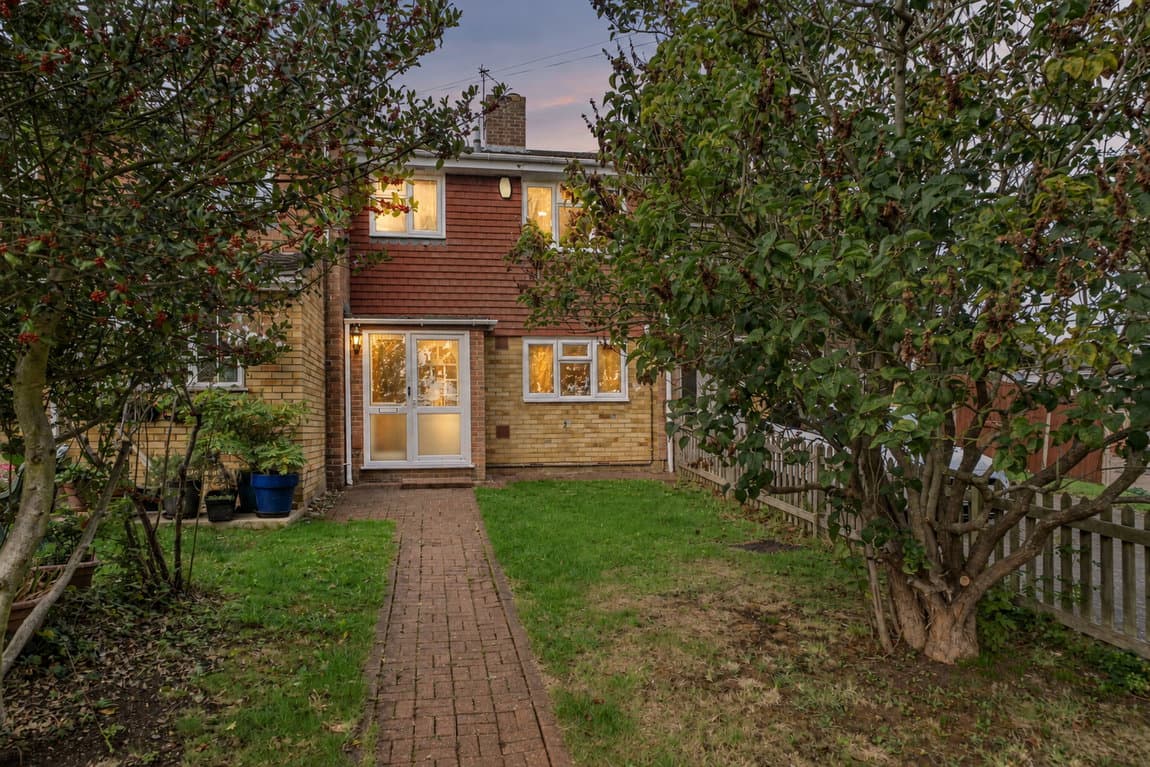 CHAIN FREE WITH THREE BEDROOMS, A GARAGE AND HUGE POTENTIAL!