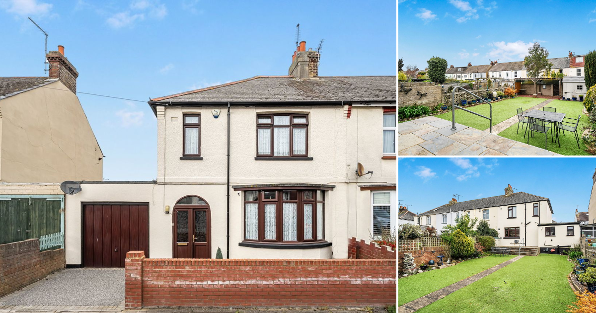 Over 1200sq ft with drive and garage – Great value