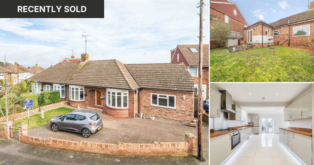 Modern Three Bedroom Bungalow Near Town Centre – Northumberland Avenue